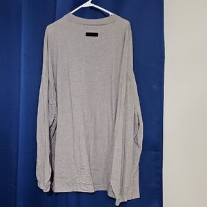 Fear of God Light Gray Long Sleeve Tee